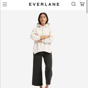 Everlane slit hoodie
